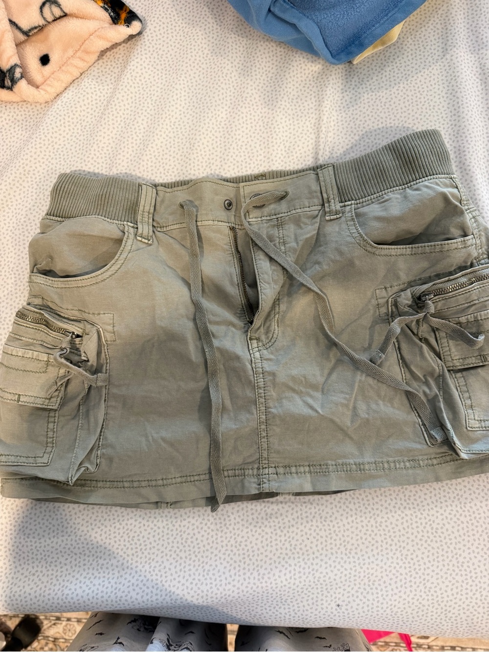 American eagle Utility Cargo Mini Skirt in Olive Green